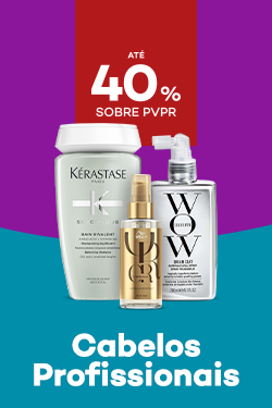 Cuidados Cabelo Profissional com destaque promocional at&eacute; 40% sobre pre&ccedil;o de Venda ao P&uacute;blico Recomendado